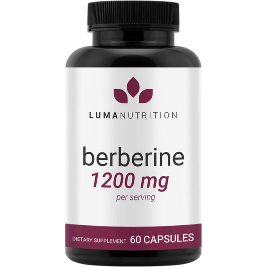 Luma Nutrition Berberine Blood Sugar Support Dietary Supplement - 60 Capsules