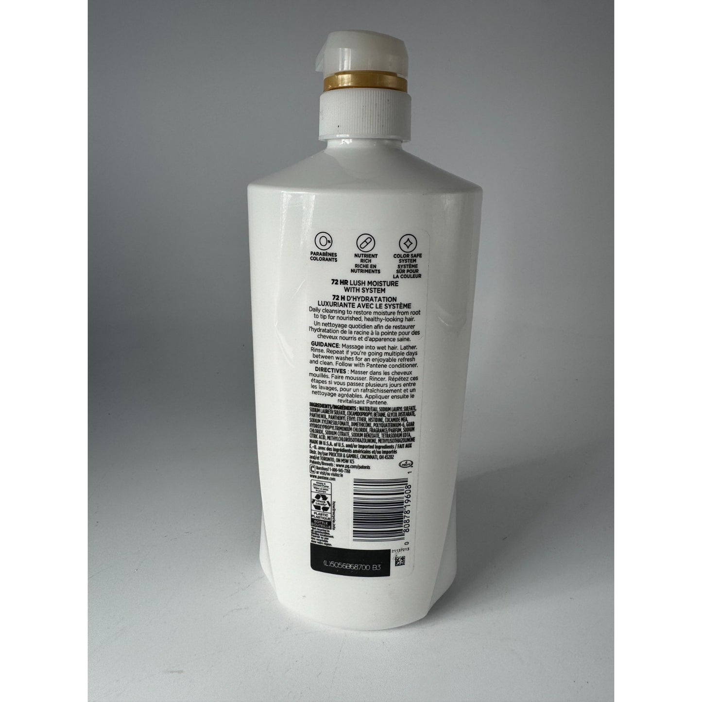 Pantene Pro V Daily Moisture Renewal Shampoo Creamy Berries Scent 27.7 Fl Oz