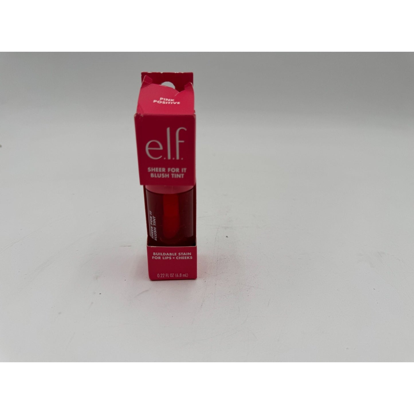 e.l.f. Sheer For It Blush Tint Pink Buildable Stain for Lip & Cheeks 0.22 fl oz