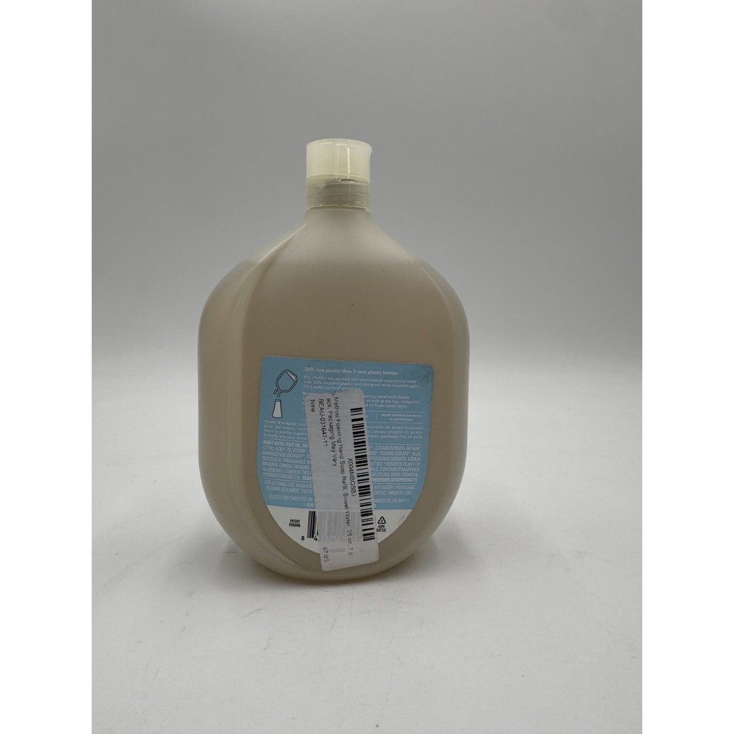 Method Foaming Hand Wash Refill Sweet Water with Plant Based Cleansers 28 Fl Oz