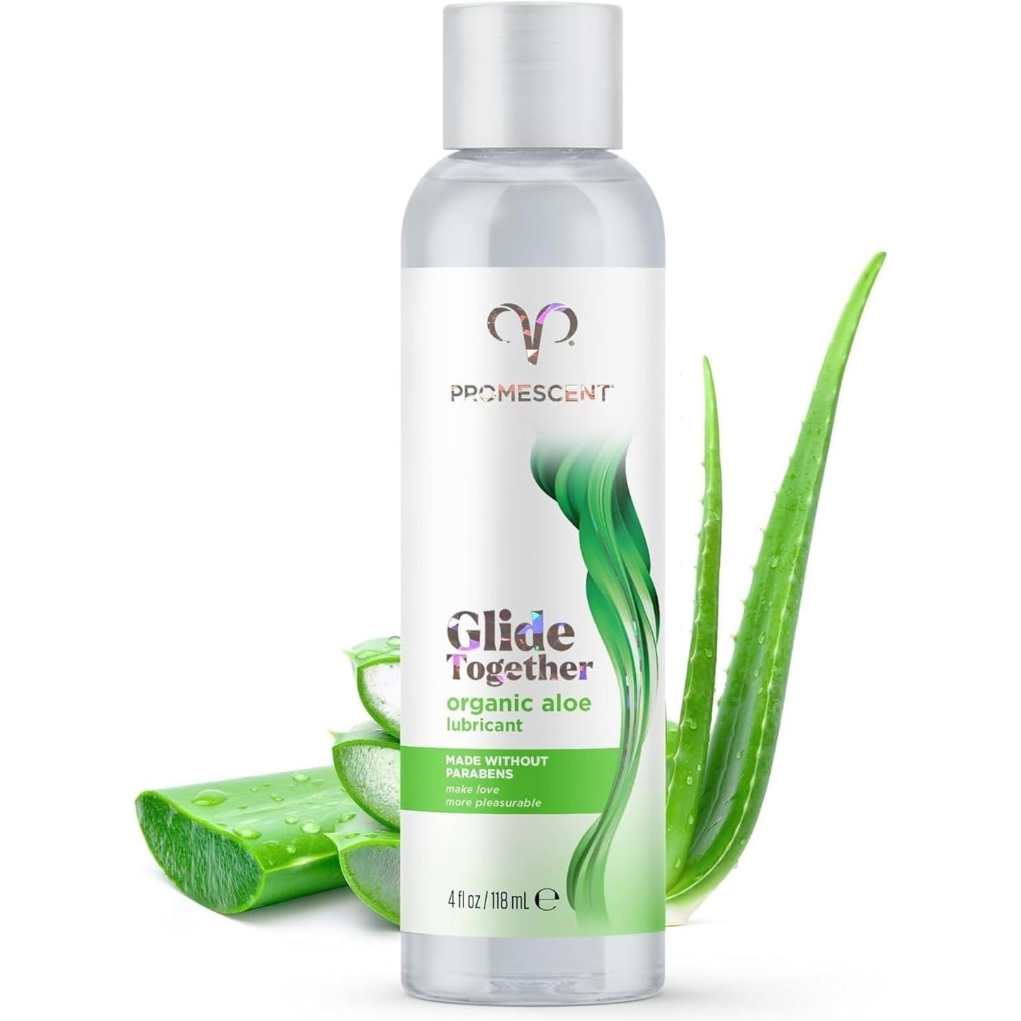 Promescent Organic Aloe Lubricant Natural Feel Gentle for Sensitive Skin 4 fl oz