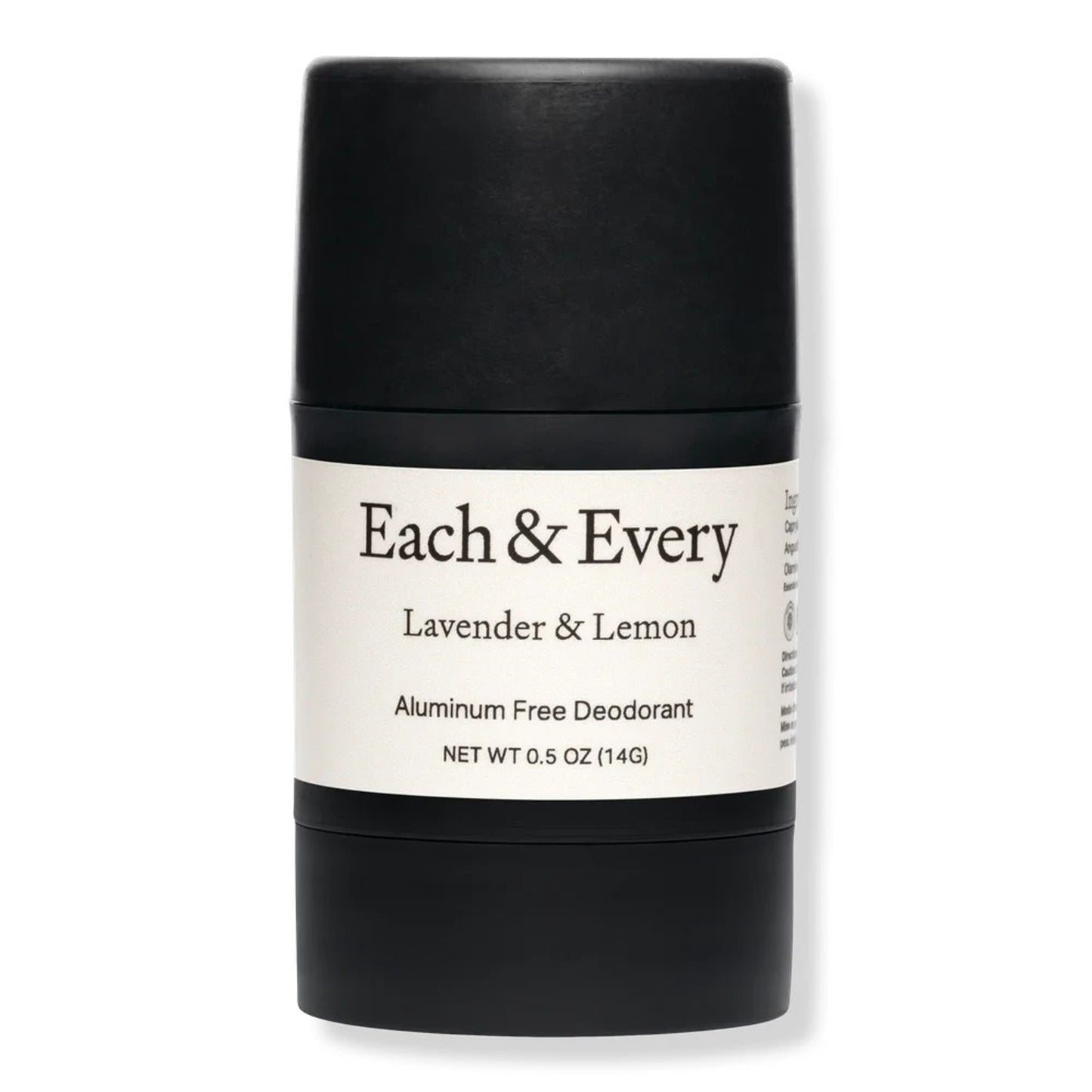 Each & Every Lavender & Lemon Aluminum Free Deodorant for Sensitive Skin 0.5 Oz