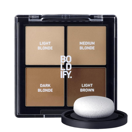 Boldify Hairline Powder Color Darker Blondes 4 Shades Root Touch Up Stain-Proof