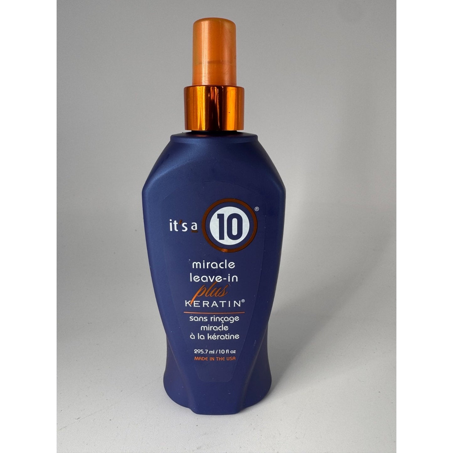 It's a 10 Miracle Leave-In Plus Keratin Heat Protection for All Hair Type 10 Oz
