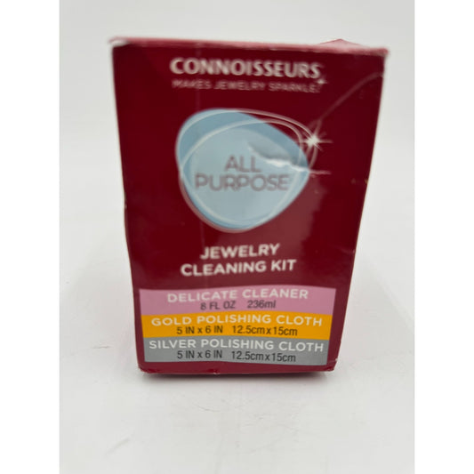 Connoisseurs All-Purpose Jewelry Cleaning Kit For Gold Silver Platinum Diamonds