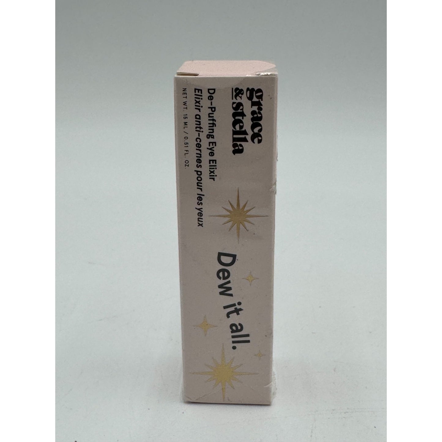 grace & stella Dew It All De-Puffing Eye Elixir Serum Roller 0.51oz Puffiness