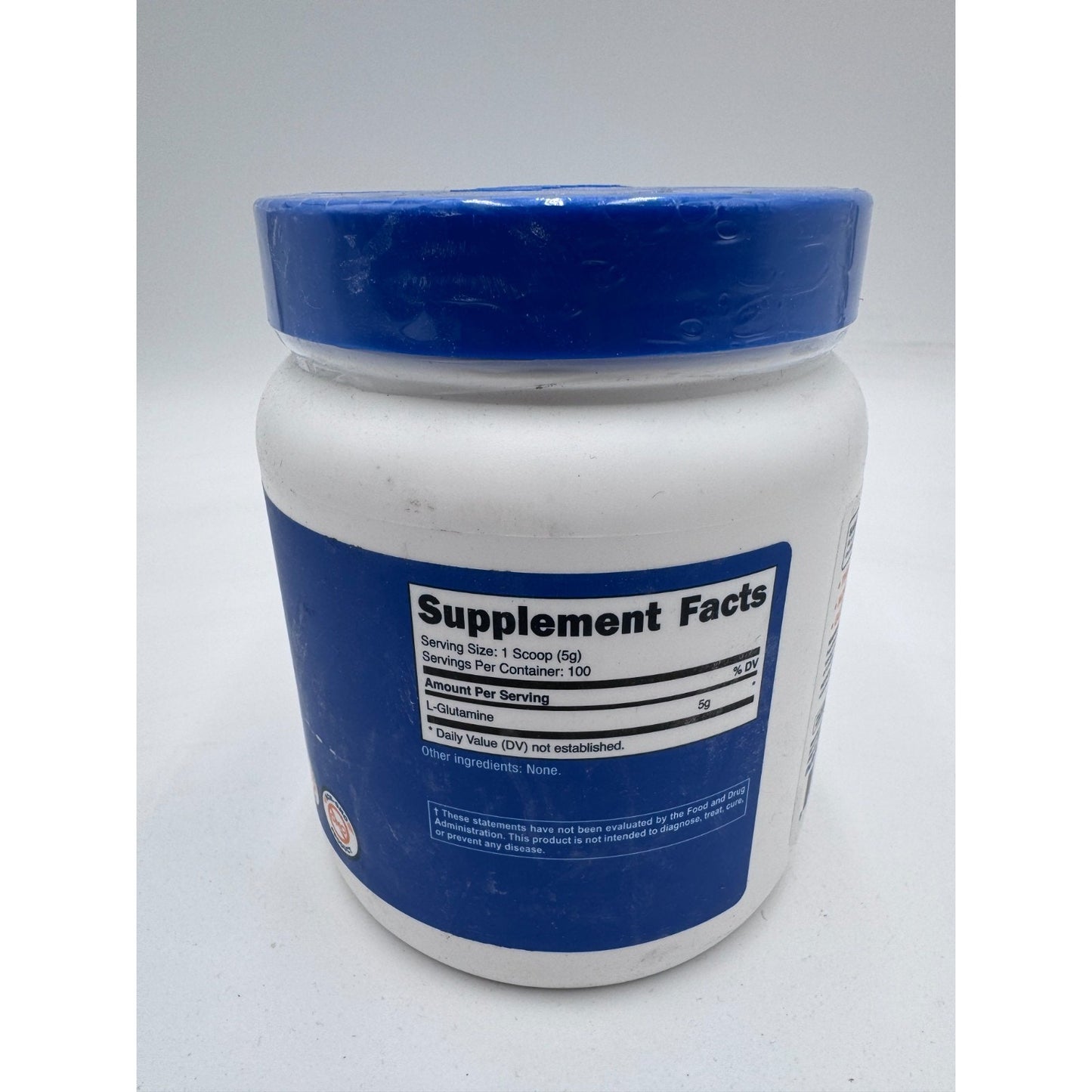 Nutricost L-Glutamine Powder Unflavored Gluten Free Dietary Supplement - 500g