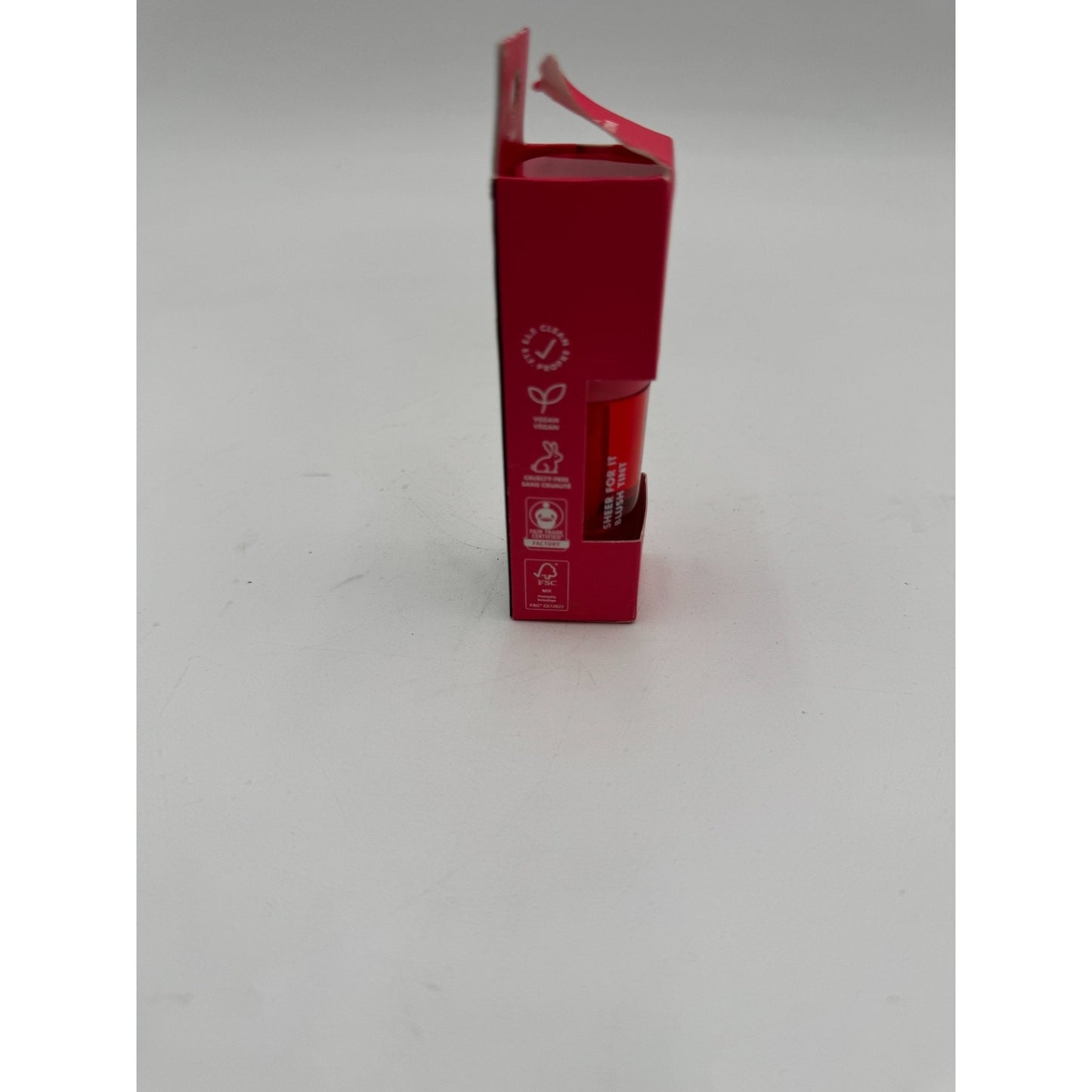 e.l.f. Sheer For It Blush Tint Pink Buildable Stain for Lip & Cheeks 0.22 fl oz