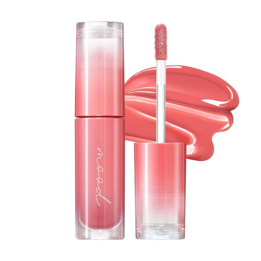 Peripera Ink Mood Glowy Tint Lip Gloss #03 Rose In Mind Long-Lasting - 0.14 Oz