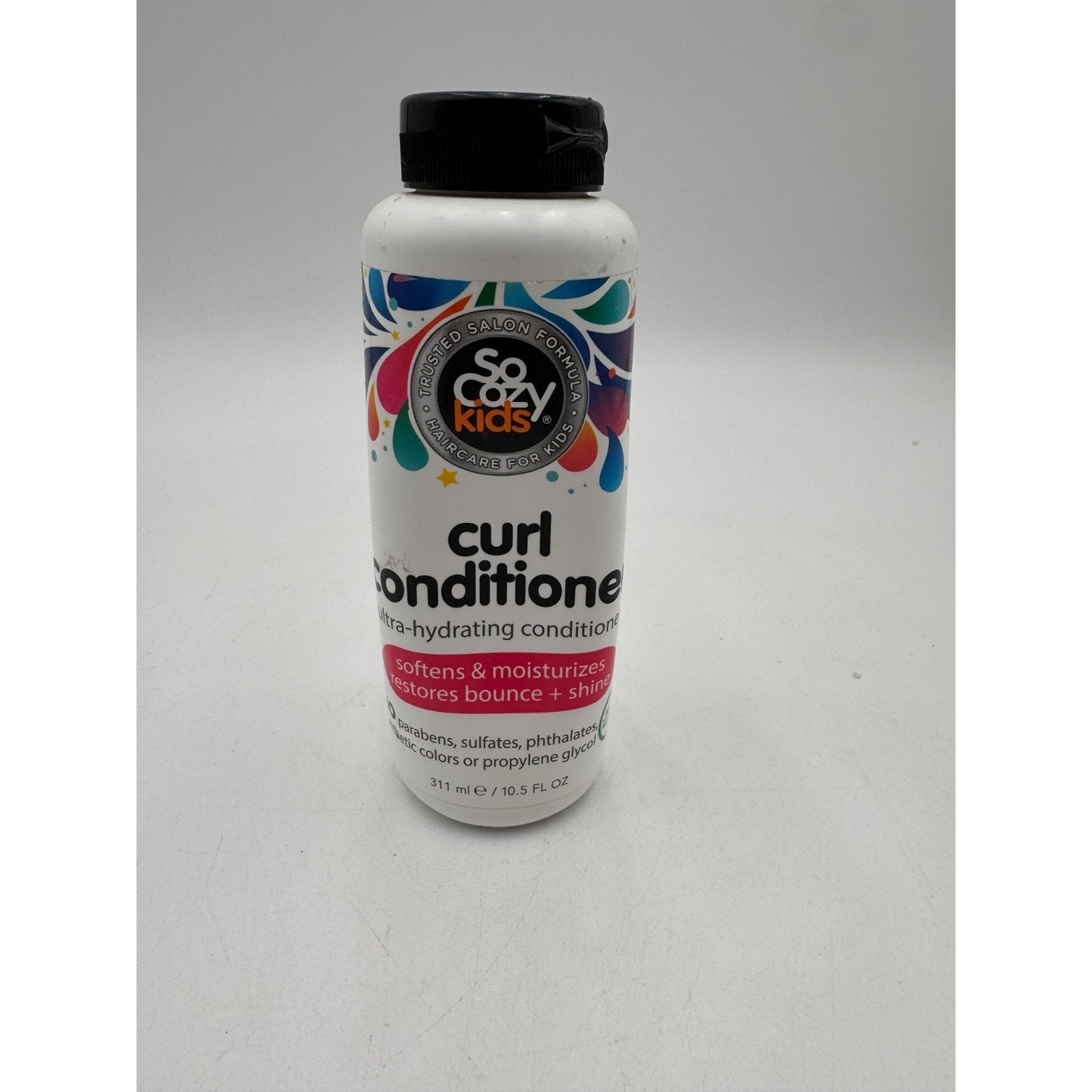 SoCozy Kids Ultra-Hydrating Curl Conditioner Restores Bounce & Shine 10.5 Fl Oz