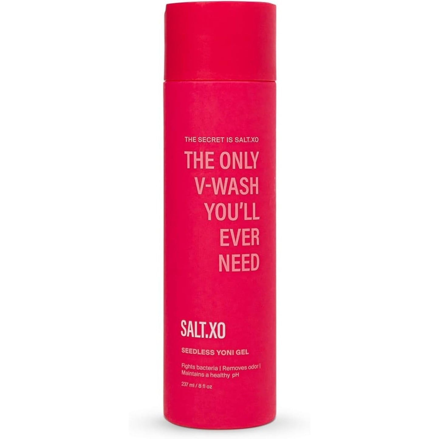 Salt.xo Seedless Yoni Gel Wash for Womens pH Balance V Wash Cruelty-Free 8 Fl Oz