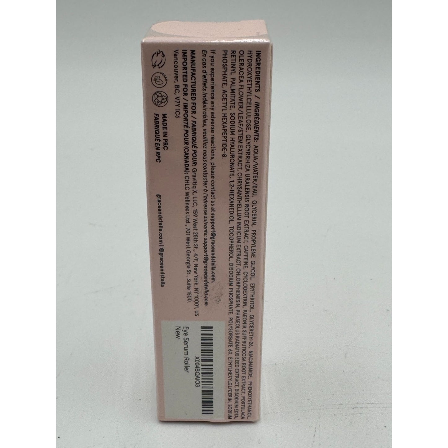 grace & stella Dew It All De-Puffing Eye Elixir Serum Roller 0.51oz Puffiness