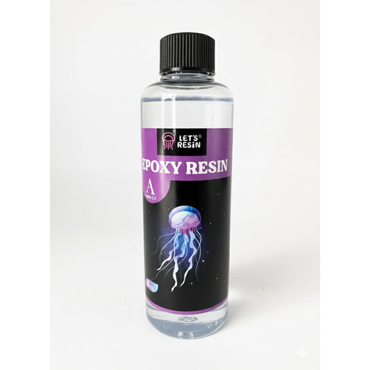 Let's Resin Part A Crystal Clear Epoxy Resin for Art Crafts, Jewelry Making 8 oz