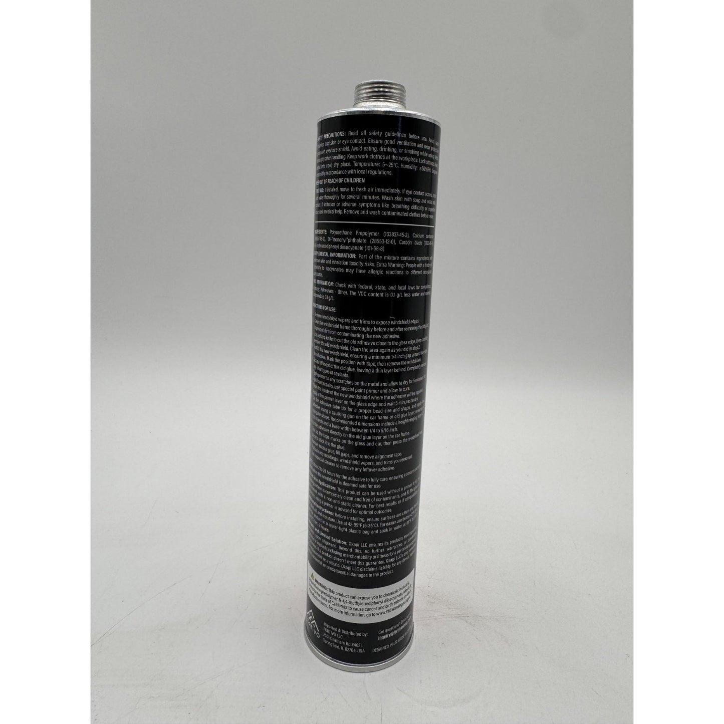 Fortivo Professional Windshield Adhesive Polyurethane for Bonding Auto Glass 6oz