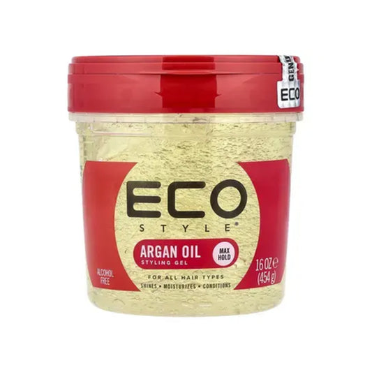 Eco Style Argan Oil Max Hold Professional Styling Gel Nourishes & Repairs 16 oz