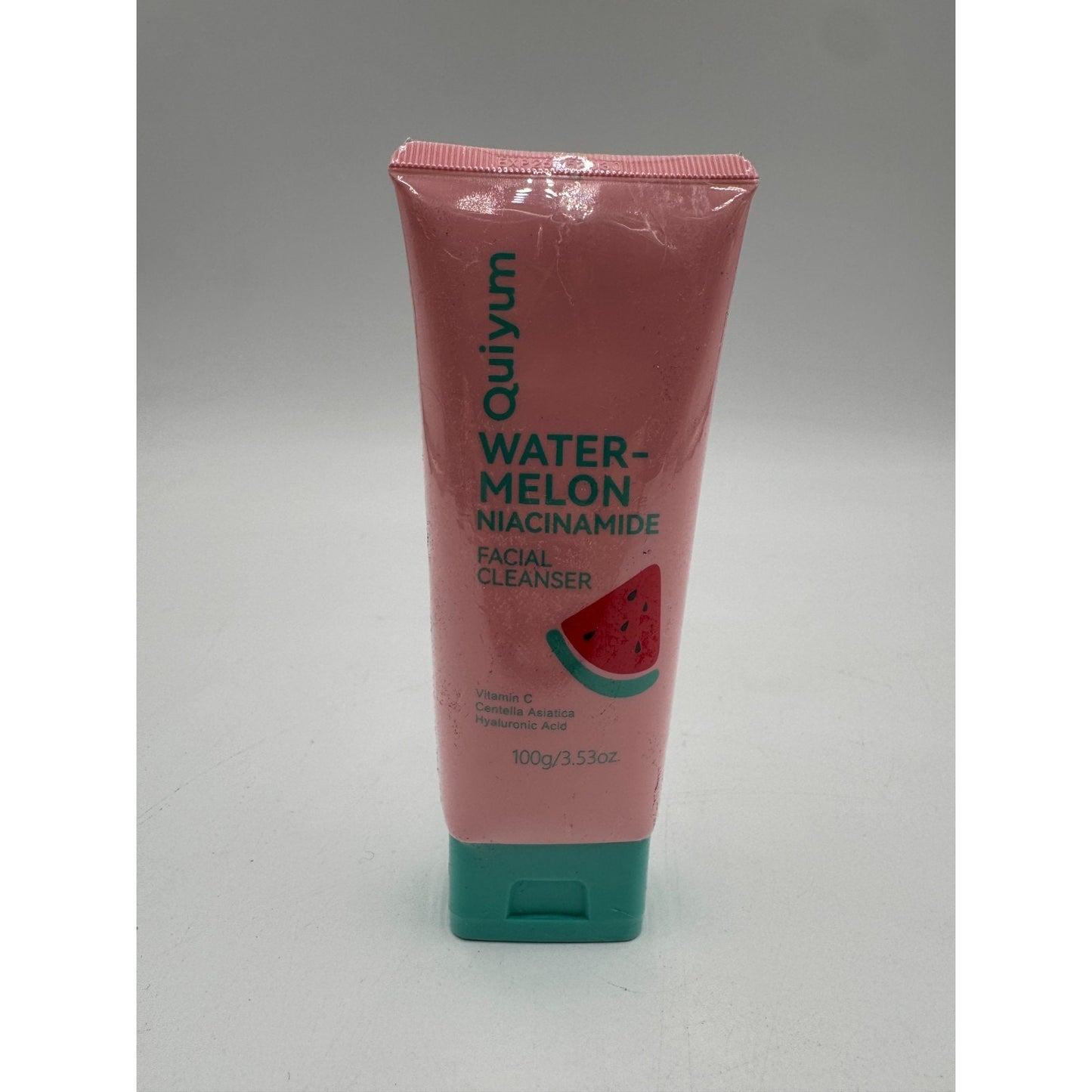 Quiyum Watermelon Niacinamide Foaming Facial Cleanser Nourishing Hydration 100g