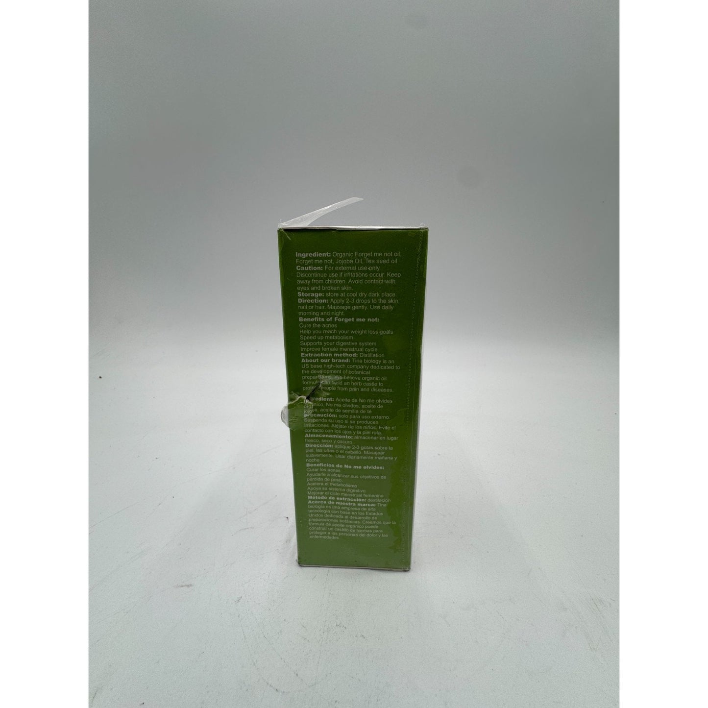 Tina Biology Forget Me Not Natural Herbal Oil Acne Care Treatment - 4 Fl Oz