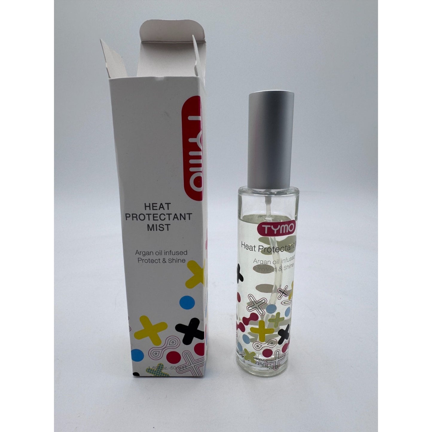 Tymo Heat Protectant Mist Argan Oil Infused Hair Protect & Shine Spray (50ml)