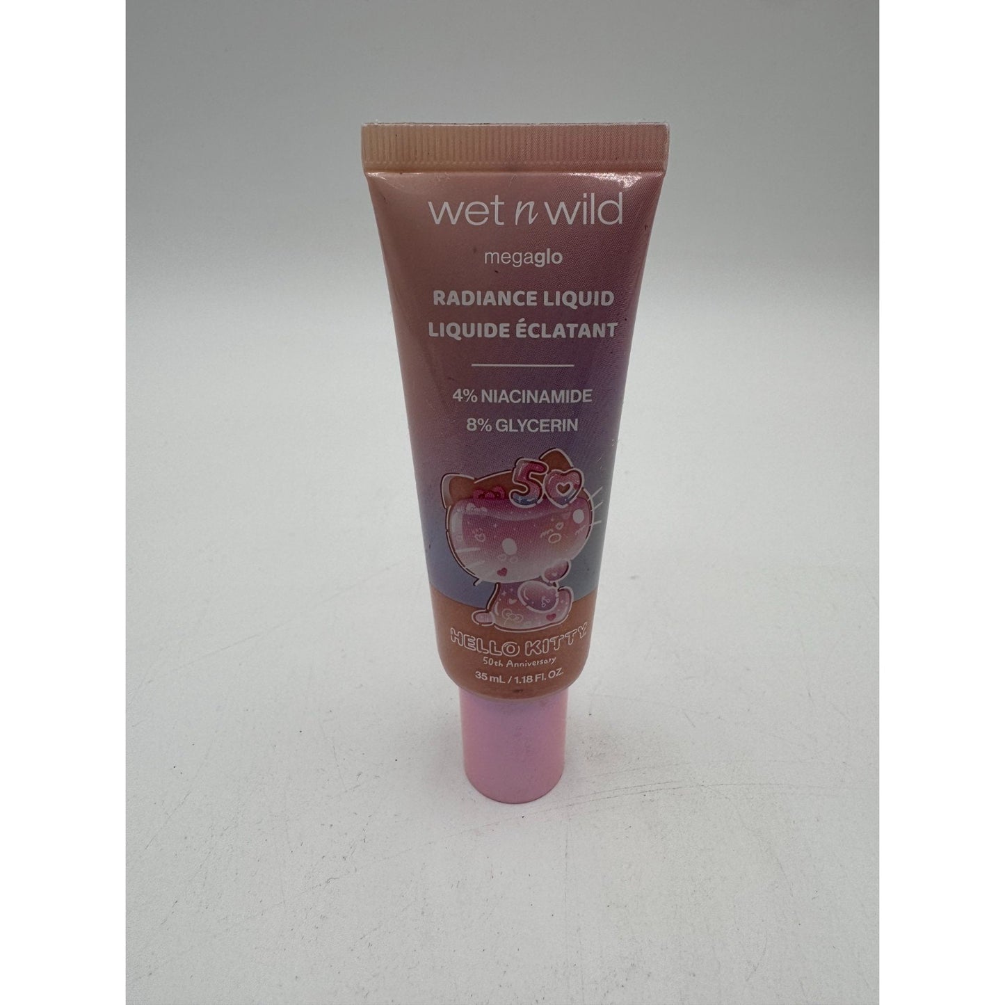 Wet N Wild Hello Kitty Radiance Liquid Niacinamide & Glycerin Formula 1.18 Fl Oz