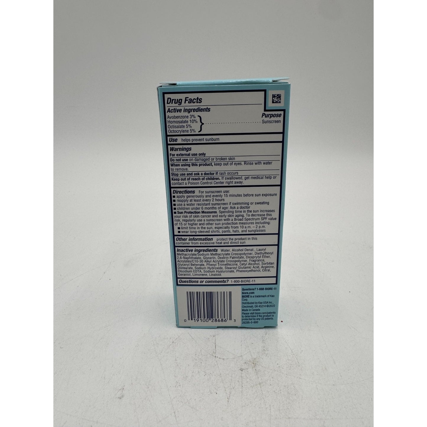 Biore UV Aqua Rich Facial Moisturizer Sunscreen SPF 50 Anti-Aging Oil-Free 50ml