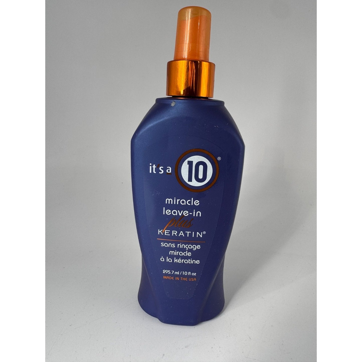 It's a 10 Miracle Leave-In Plus Keratin Heat Protection for All Hair Types 10 Oz