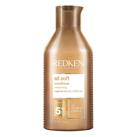 Redken All Soft Leave-In Conditioner Boosts Shine for All Hair Types 10.1 Fl Oz
