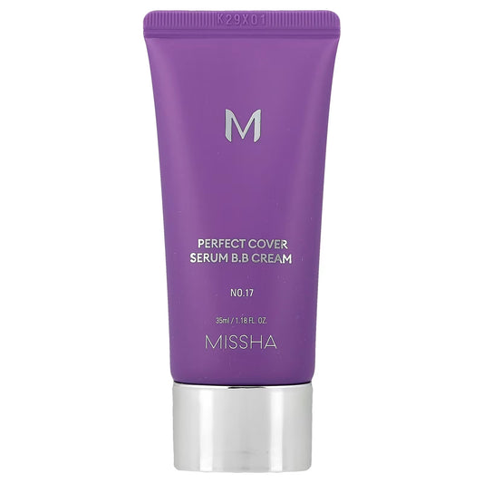 Missha M Perfect Cover Serum BB Cream #17 Fair Women Long-Lasting - 1.18 Fl Oz