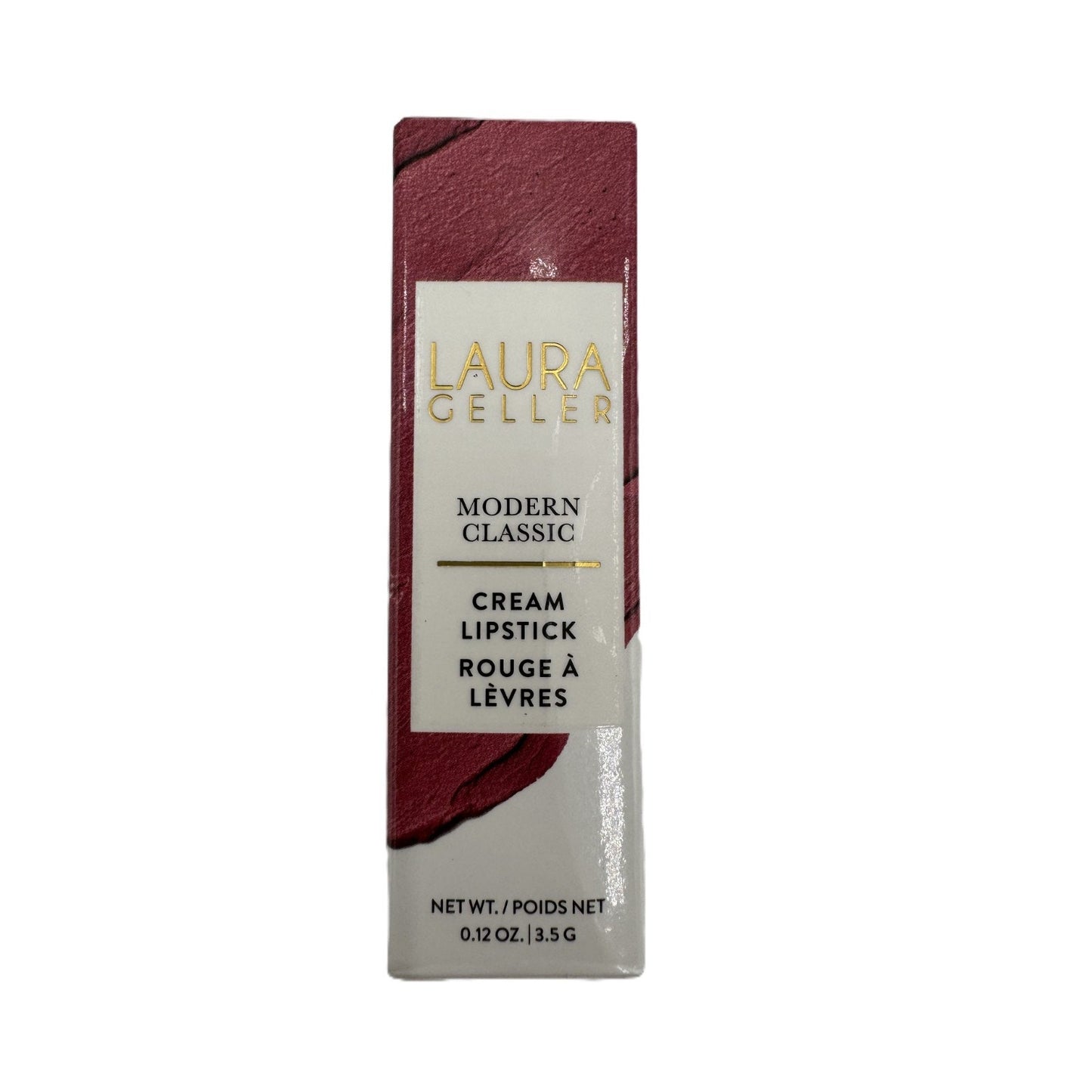 Laura Geller Modern Classic Cream Lipstick Pink Passion Long-Lasting - 0.12 Oz