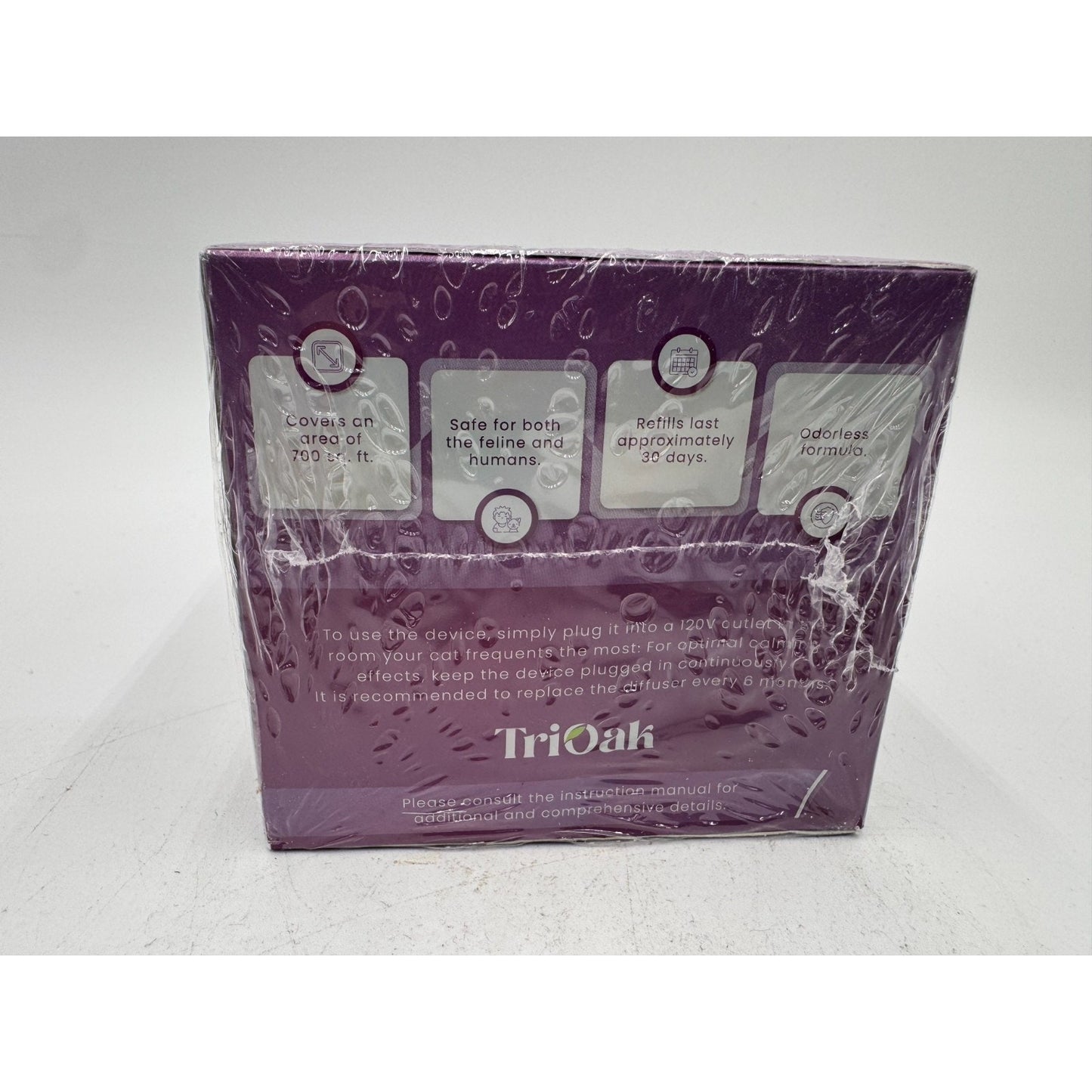 Trioak Calming Pheromone Diffuser Kit Keep Soothing and Relaxing For Cat 2-Pack