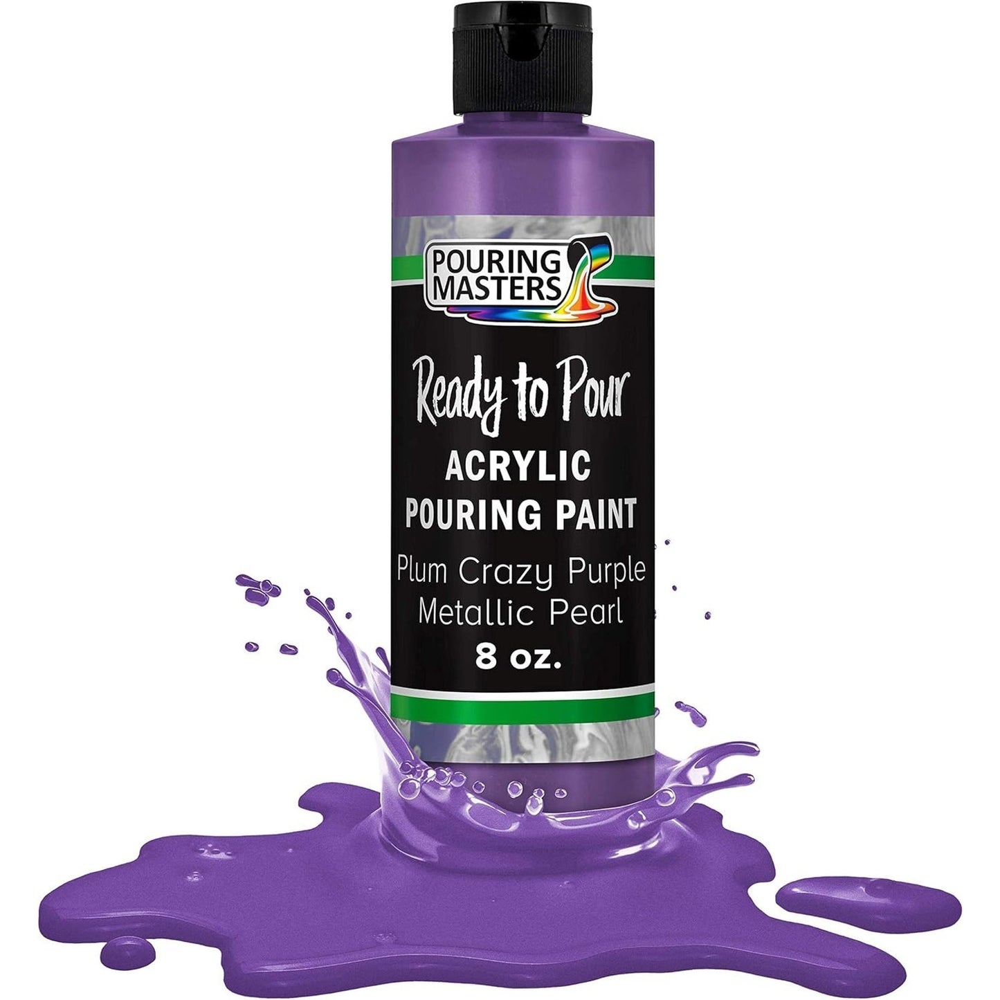 Pouring Masters Acrylic Pouring Paint Plum Crazy Purple Metallic Pearl (8 Oz)