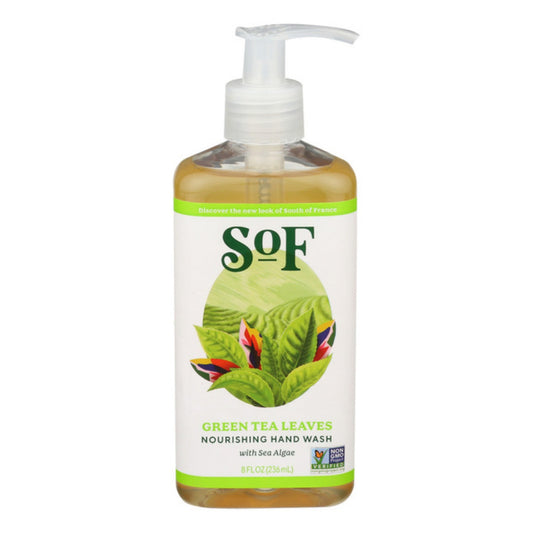 South of France Green Green Tea Leaves Nourishing Hand Wash with Sea Algae 8 oz